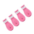 thumbnail image 2 of Methold Protector de garra de gato, calzado para gatos, botas ajustables para baño de mascotas, cubierta para uñas de gato, suministros Suministros para perros Rosa, 2 of 6