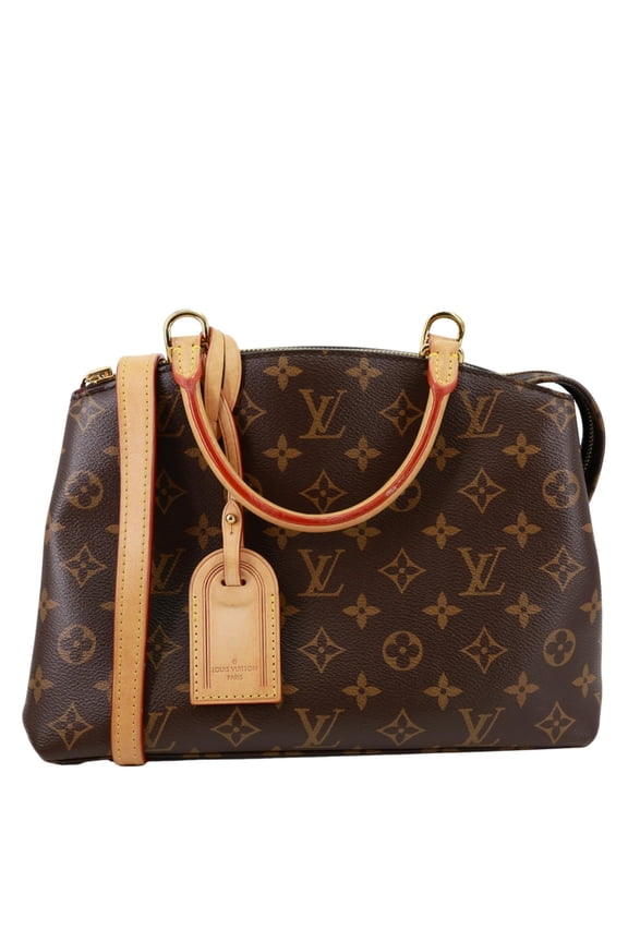 Pre-Owned Louis Vuitton Petit Palais Monogram Canvas Shoulder Bag Brown