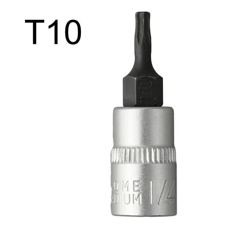 

1Pc Torx Bit Sockets 1/4 Inch Driver Star Bit T8-T40 Screwdriver Bits Impact Bit
