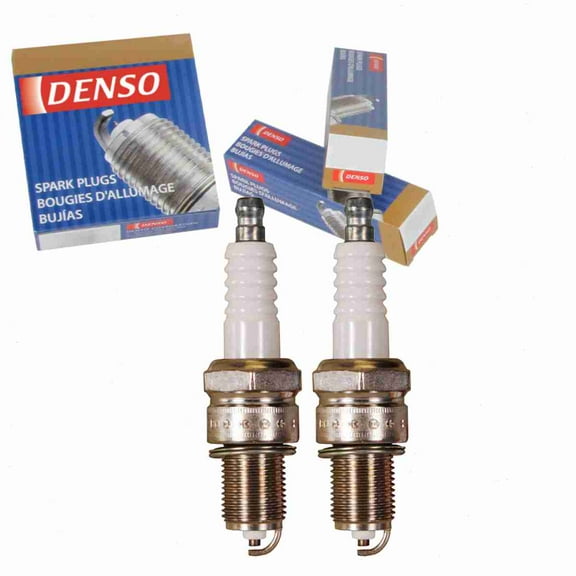 2 pc DENSO 6005 Standard Spark Plugs for W9EP Ignition Wire Secondary