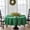 Green, variant on Elrene Home Fashions Poinsettia Elegance Jacquard Holiday Tablecloth, Green, 52" Square