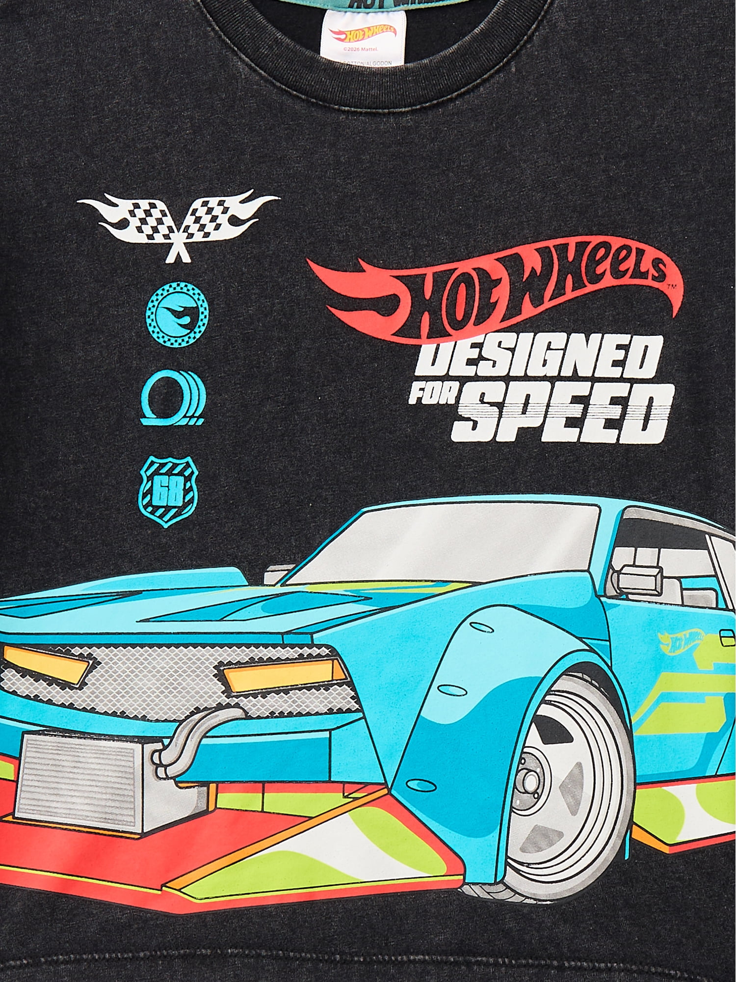 Hot Wheels Baby and Toddler Boy Short Sleeve Graphic Tee and Matching Shorts Set, 2-Piece, Sizes 0/3M-5T