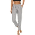 thumbnail image 1 of Bigersell Flare Pants for Women Full Length Pants Womens Fall Winter Yoga Sports Loose Casual Long Pants Trousers With Pocket Ladies' Loose Boyfriend Pants, 1 of 6