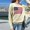 Khaki, variant on WTXUE Pullover Crewneck Sweatshirt Knit Sweater American Flag Sweater Striped Star Sweaters Sweatshirt Knitted Loose Pullover Soft Sweaters Oversized Sweatshirt Long Sleeve Pullover White Xl
