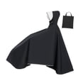thumbnail image 2 of TTETTZ Bike Rain Poncho Hooded Cover Full Body Coat Black, 2 of 9