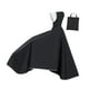 thumbnail image 2 of Poncho de lluvia para bicicletas, impermeable con capucha para hombres para mujeres, ropa de lluvia reutilizable, capa protectora para bicicletas de Negro, 2 of 8