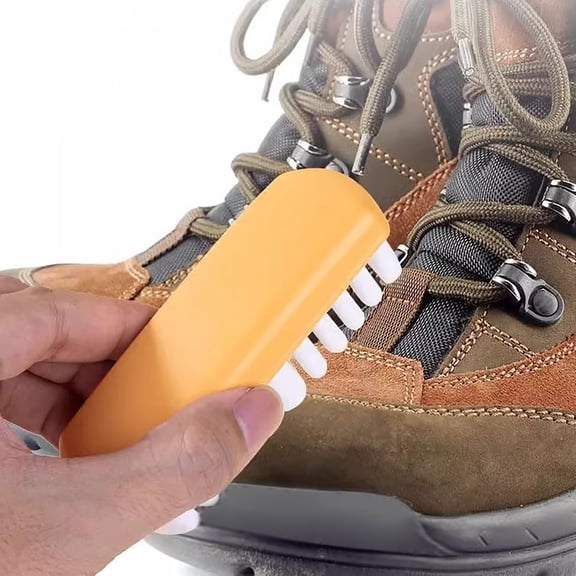 Suede Shoe Cleaning Brush and Eraser for Nubuck and Leather Care with Soft Bristles and Gentle Action for Surface Restoration