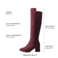 thumbnail image 5 of DREAM PAIRS Women's Knee High Stretchy Fashion Boots Comfortable Slip-On Dress Boots, 5 of 8