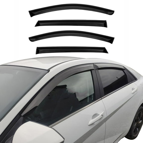 Window Visor Vent Rain Guard Deflector for Kia K5 2021-2025 Smoke 4 Pcs