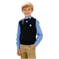 thumbnail image 2 of Mceream Boys Girls V Neck Sweater Vest Casual Soft Cotton Knitted Sleeveless School Uniform Vests Fall Spring Back to School Outfits Clothes Camisas De Uniformes Para NiñOs 2-15 Years, 2 of 6