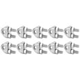 thumbnail image 4 of Clips De Cuerda De Alambre, Abrazadera De Clip De Cable De Cuerda De Alambre De Acero Inoxidable Sujetador De Sillín De Cable De Cuerda De Alambre Para Arreglar Muebles De Patio ANGGREK Otros, 4 of 8