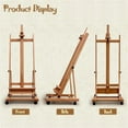 thumbnail image 5 of DHJ-02 360-Degree Spinner Wheel Red Beech Wood Rolling Easel Wood Color, 5 of 11