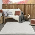 thumbnail image 6 of Nourison Easy Care Indoor/Outdoor Ivory/White 6' x 9' Area Rug, (6x9), 6 of 10
