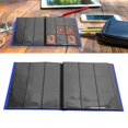 thumbnail image 2 of Card Binder 20 Pages 9 Pocket Large Capacity Colored Cover Card Collection Storage Album for Game Card Storage Blue, 2 of 5