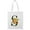 White, variant on Smartprints Letter S Flower Bouquet Tote Bag - Image by Shutterstock, One Size Cotton Canvas Tote Bag