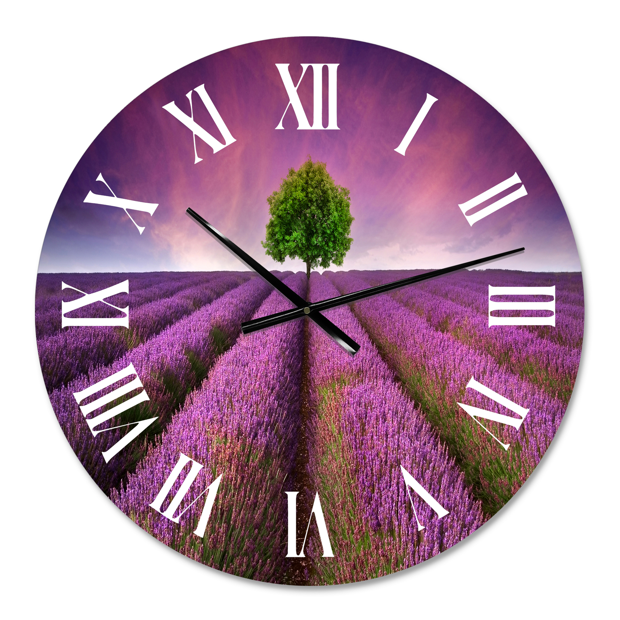 Designart 1 in Farmhouse Wall Clock