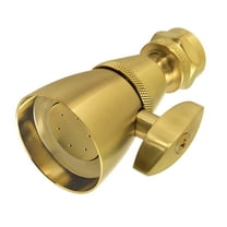 Kingston Brass K131A7 Made To Match 1-3/4" Round Adjustable Jet Spray Brass Shower Head, Brushed Brass