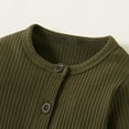 thumbnail image 4 of PatPat Baby's Cotton Knitted Style Solid Cardigan Long-sleeve Jumpsuit, 4 of 8