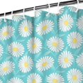 thumbnail image 3 of Waterproof Cute Boho Daisy Shower Curtain 72x72 Inch Boho Style Polyester Unique Shower Curtain for Bathroom Hotel Home Decor with 12 Plastic Hooks, 3 of 5