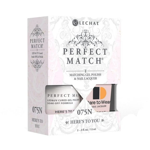 Lechat Perfect match Duo Gel  Lacquer Here's To You PMS075N
