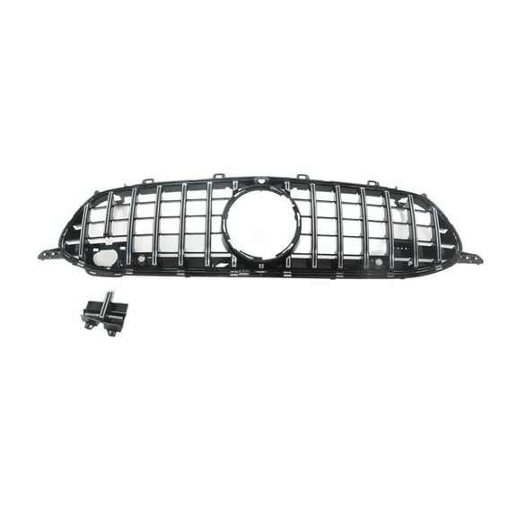 Front Grille Racing Grills For Mercedes-Benz AMG GT 53 63 2018-2020 4-Door Coupe Only Black Car Upper Bumper Hood Mesh Grid Kit