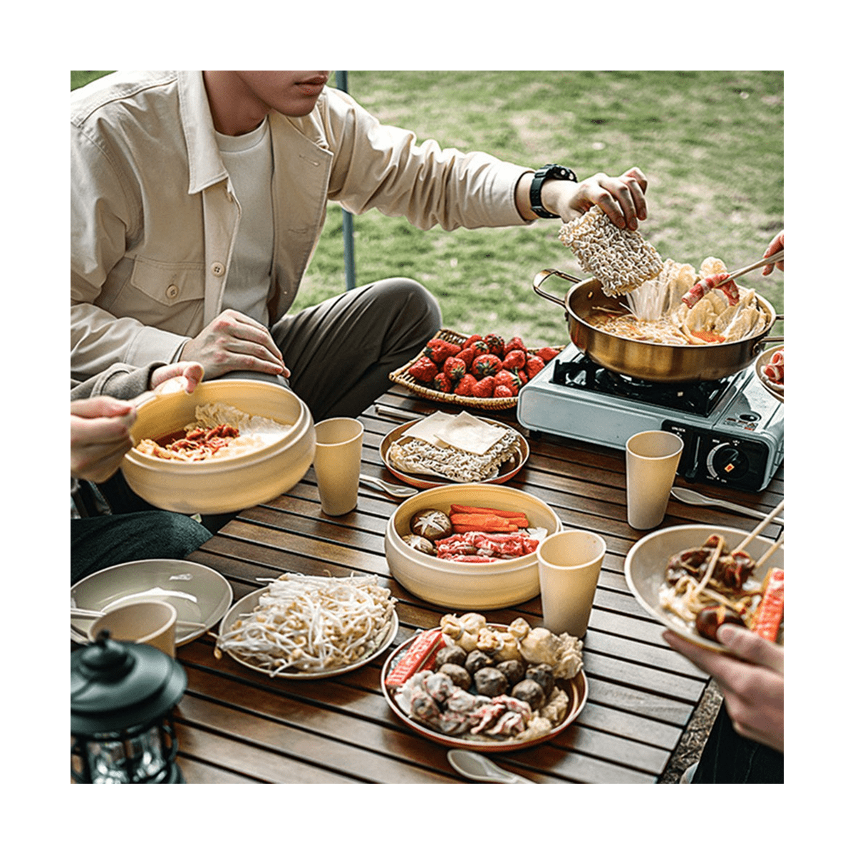 picnic dishes set