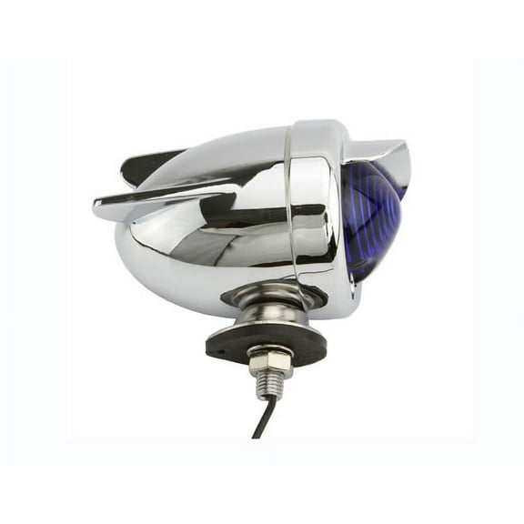 Rear Dummy Light Wings Blue. Bike light, bicycle light, lowrider , beach cruiser, chopper, limo, stretch bike, bmx, track, fixie