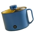thumbnail image 4 of Mini olla caliente portátil de calentamiento rápido fácil de limpiar cocina eléctrica multifuncional para el hogar dormitorios oficina enchufe AU 220 V azul olla individual, 4 of 10