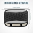 thumbnail image 2 of LAICAIW Car Center Console Cover, Universal Leather Waterproof Armrest Seat Box Cover Protector, Comfortable Car Decor Accessories Fit for Most Cars, Vehicles, SUVs-Gray, 2 of 7