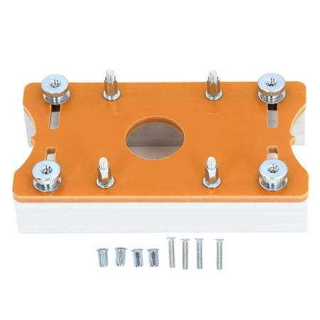 

2024 Wood Router Table Insert Plate Aluminum Alloy Slotting Positioning Plate for 65mm Router Woodworking Tools