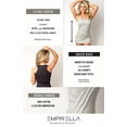 thumbnail image 2 of Emprella Ribbed Racerback Tank Tops for Women 4-Pack (Black / Grey / White), 2 of 4