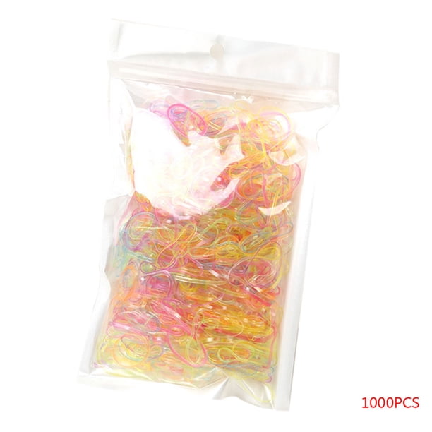 Bebé Bebé Elásticos Desechables Bandas De Cabello De Goma Niños Ponytail Holder Niño Pequeño Anillo 1000Piezas / Bolsa 1111Fourone PS14100