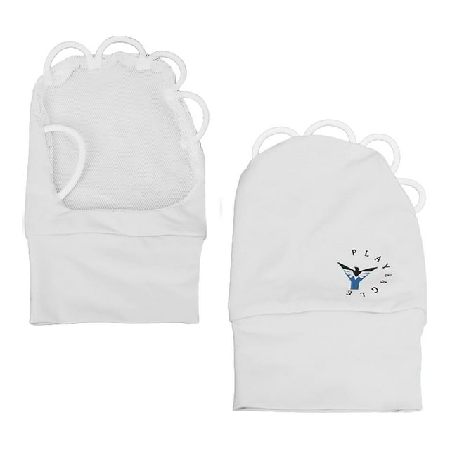 Guantes de Golf Baoblaze protectores solares elásticos transpirables antideslizantes Blanco Izquierdo