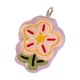 thumbnail image 1 of Toalla de mano floral Toallas pequeñas lindas gruesas altamente absorbente toalla de vellón de coral reutilizable con bucle colgante para el hogar del Beige, 1 of 8