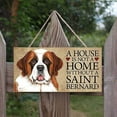 thumbnail image 5 of Dog House Decor,Hanging Dog Wooden Sign,Puppy Tag, Wall Decorative Sign For Dog Lover,Lovely Pet Decoration ,8*4 Inch,Apply to Farm Garden Home,Bernard, 5 of 5