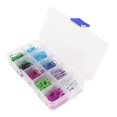 thumbnail image 2 of Stitch Markers, Colored  Bulb Pins Stable 300pcs With Plastic Storage Box For DIY Sewing, 2 of 8