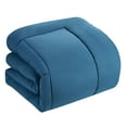 thumbnail image 4 of Luxury Teal 7-piece Bed in a Bag Down Alternative Comforter Set, Full, 4 of 5