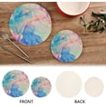 thumbnail image 4 of Marble Texture 2 Pack Pot Holders Trivets, Heat Resistant Hot Pads for Kitchen Table Decoration Trivets for Hot Dishes/Pot/Bowl/Teapot/Kitchen Hot Pads Trivets, 7" + 9.45", 4 of 7