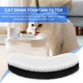 thumbnail image 4 of 8Pcs Pet Water Fountain Filters Cat Water Fountain Sponge Filter Replacement for WF050 Cat Fountain, 4 of 5