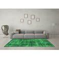 thumbnail image 3 of Ahgly Company Indoor Round Persian Green Bohemian Area Rugs, 6' Round, 3 of 4