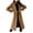 Khaki(Trending), variant on Elegant Long Wool Coat for Women Classic Straight Silhouette Notched Collar Thermal Insulation Pea Coat,M,Khaki