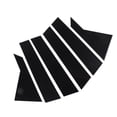thumbnail image 3 of 6PCS Door Window B Pillar Trim Gloss Black Pillar Post Decal Cover Replacement for Kia K3 Forte Sedan Cerato, 3 of 5