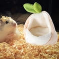 thumbnail image 5 of 1 Pce Nid Chaud Portatif pour Animal de Compagnie, Niche pour Hamster, Cochon d'Inde, Pantoufle en Coton, Mini Nid, 5 of 5