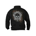 thumbnail image 2 of Harley-Davidson Men's Corrosion Skull 1/4 Zip Cadet Pullover Sweatshirt (L), Harley Davidson, 2 of 2