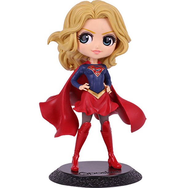 Qposket-figuras de acción de Harley Quinn, figuras de acción de gato Joker, Wonder Women, Decoración de Pastel, colección de muñecos, regalo de cumpleaños