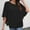 Black, variant on Women's Stylish Flowy Top Solid Color T Shirt Women Shirt Workout Athletic Tops for Women Loose Fit Stretchy Shirts for Women T Shirt for Women Summer Set Shirt for Women Neck Tops for Women Women