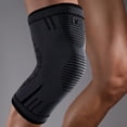 thumbnail image 1 of 1 Pcs Compression Knee Support Sleeve Elastic Breathable Knee Pads Brace Springs Gym Sports Protector Basketball Volleyball Run, 1 of 5