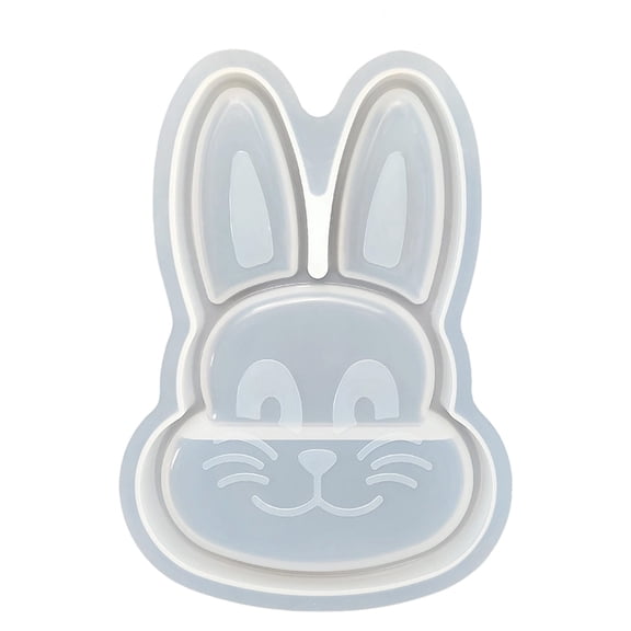 Egg & Bunny Tray Resin Molds, Happy Easter Tray Silicone Mold Set, Decorative Plate for Candy Jewelry Storage, Spring Easter Craft, DIY