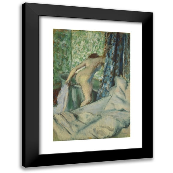 Edgar Degas 11x14 Black Modern Framed Museum Art Print Titled - The Morning Bath (1887-90)