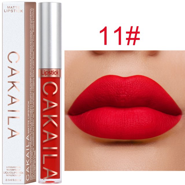 Fiudx Ofertas Y Liquidación Lápiz Labial Antiadherente Mate Del Brillo De Labios De 18 Colores Y De Larga Duración, 2,5 Ml